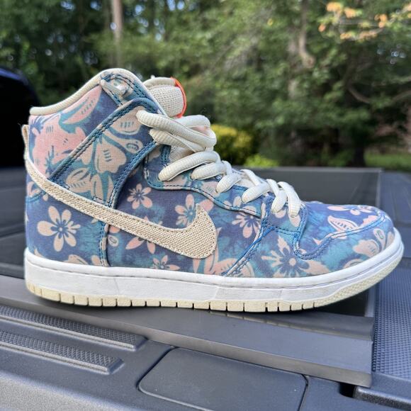 Nike Other - Nike Dunk SB High Maui Wowie Hawaii Shoes Mens Size 7.5 Floral‎ Aloha CZ2232-300